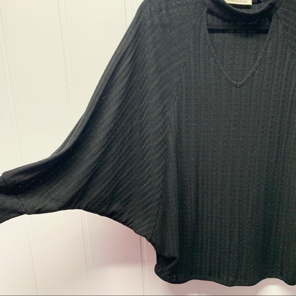 NWT Dolman Sleeve Black Blouse - Picture 6 of 15
